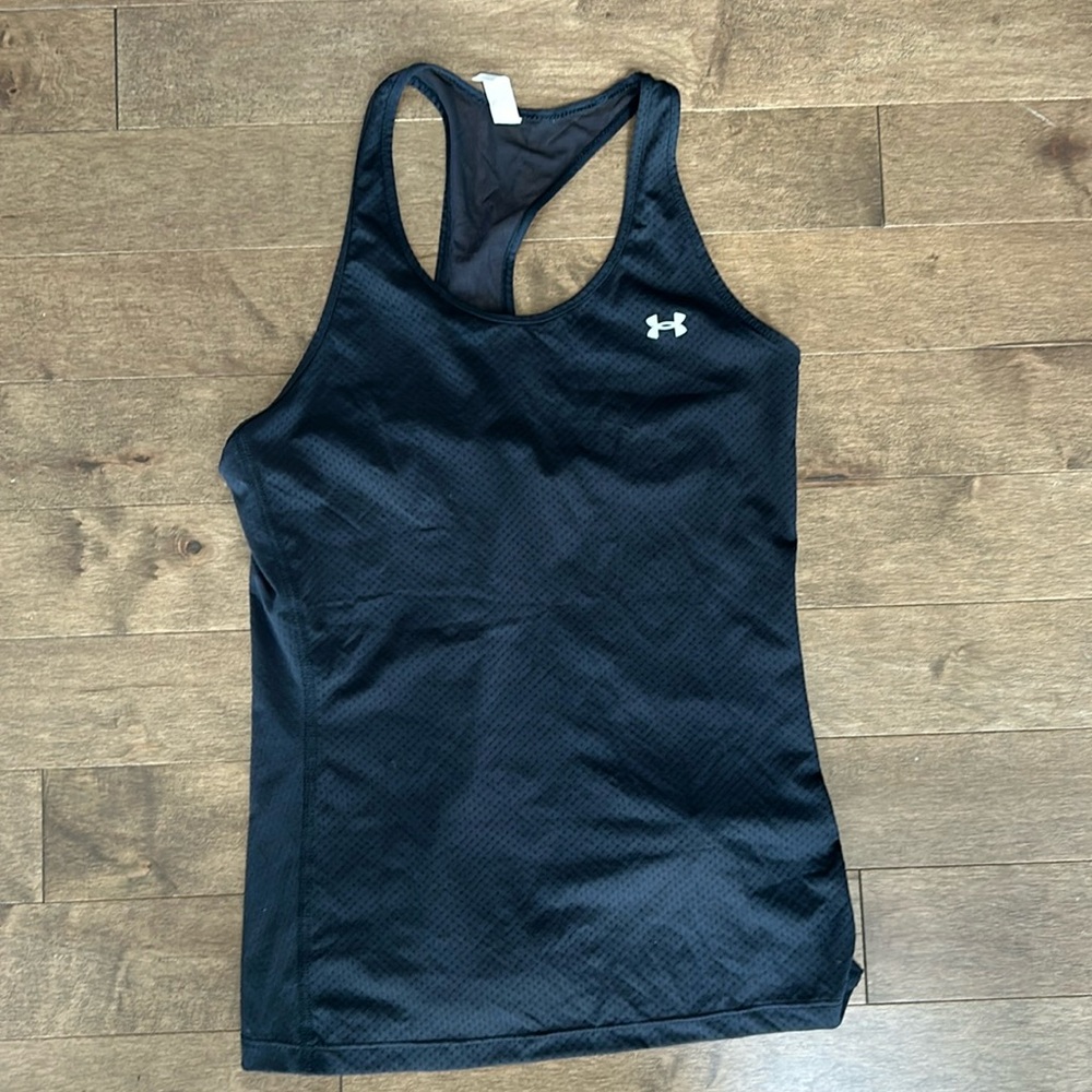 UnderArmour Black Racerback Athletic Tank Top
